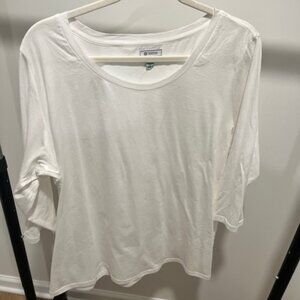 All White Long Sleeve Top